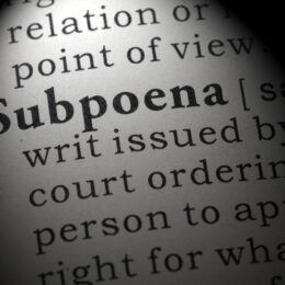 Considerations for accountants in responding to a subpoena for client documents