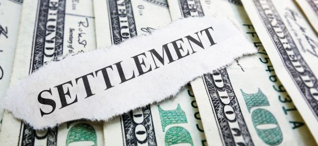 settlement; money