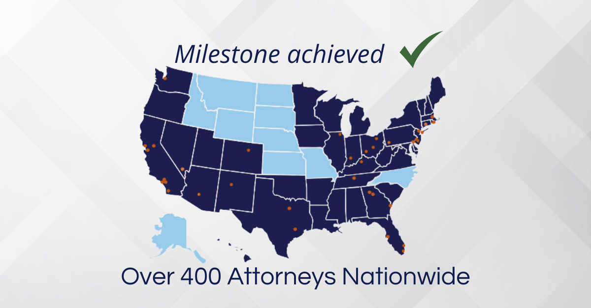 FMG Celebrates Milestone Growing to Over 400 Attorneys Nationwide 