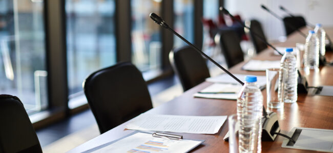 Business objects on table